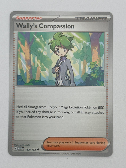 Pokémon Trading Card Game Mega Evolution MEG 132/132 Wally's Compassion Base Card