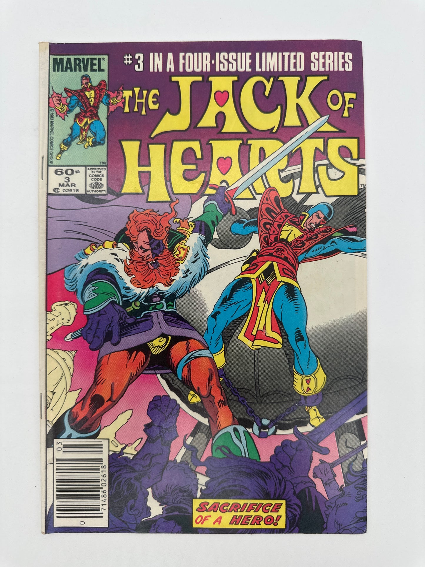 Jack of Hearts #3 Newsstand VF/NM
