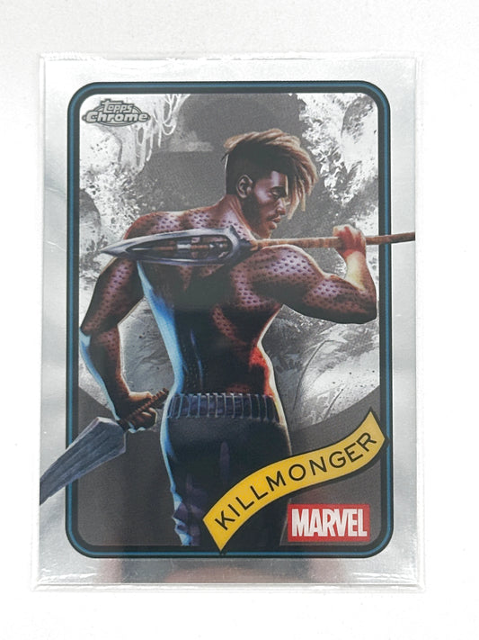 2025 Topps Marvel Chrome #034 Killmonger Base