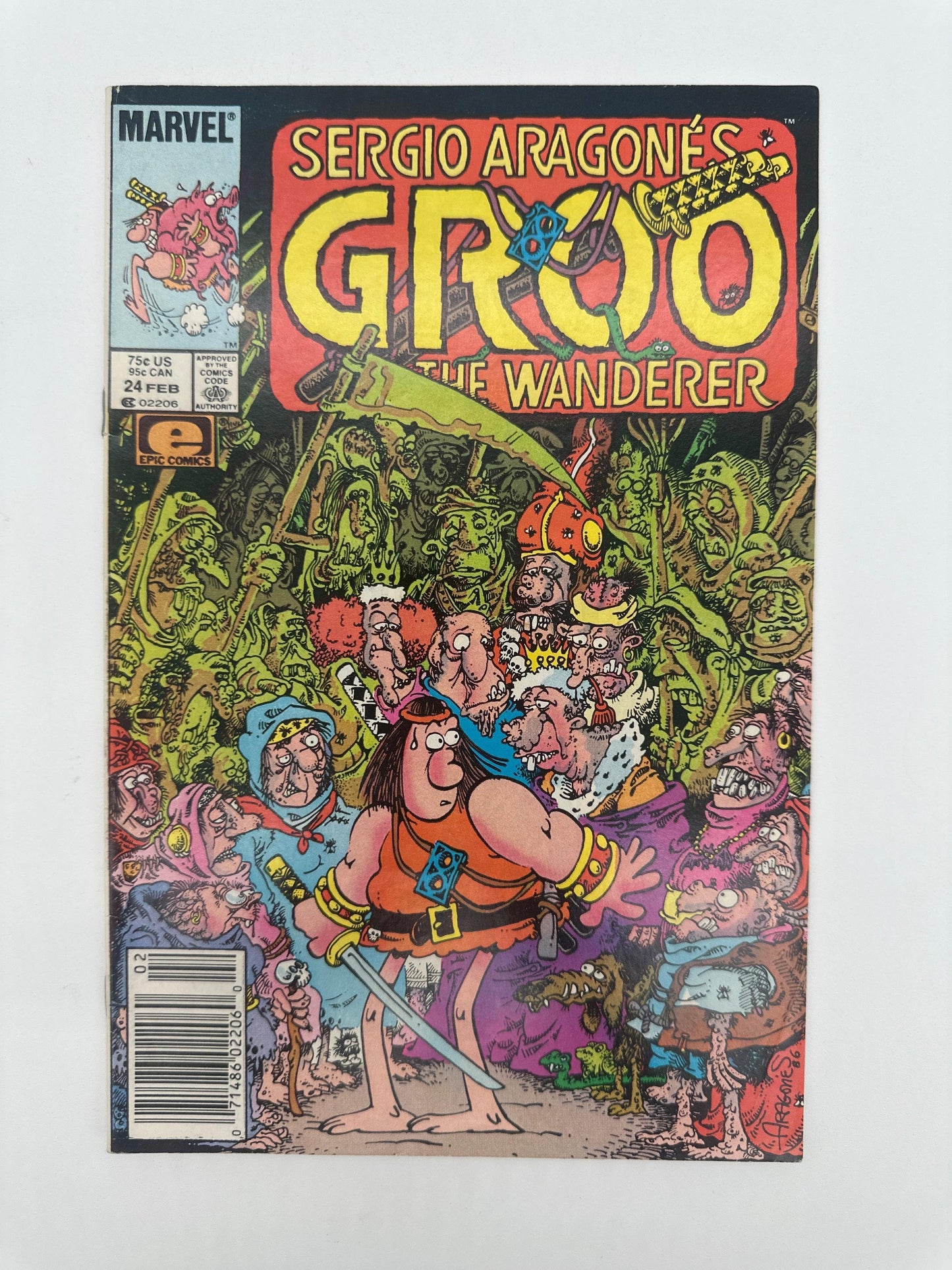 Groo The Wanderer #24 Newsstand VF - Glass City Comics & Collectibles