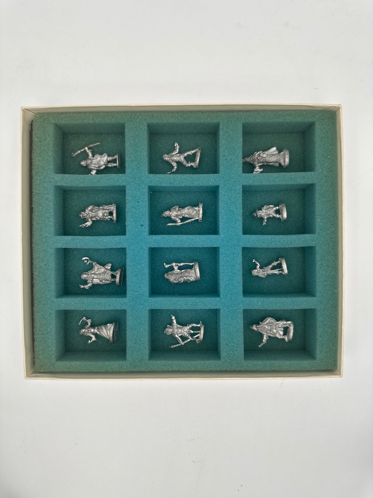 Vintage 1983 TSR Dungeons & Dragons Miniatures Set #5303 – 12 Metal Figures