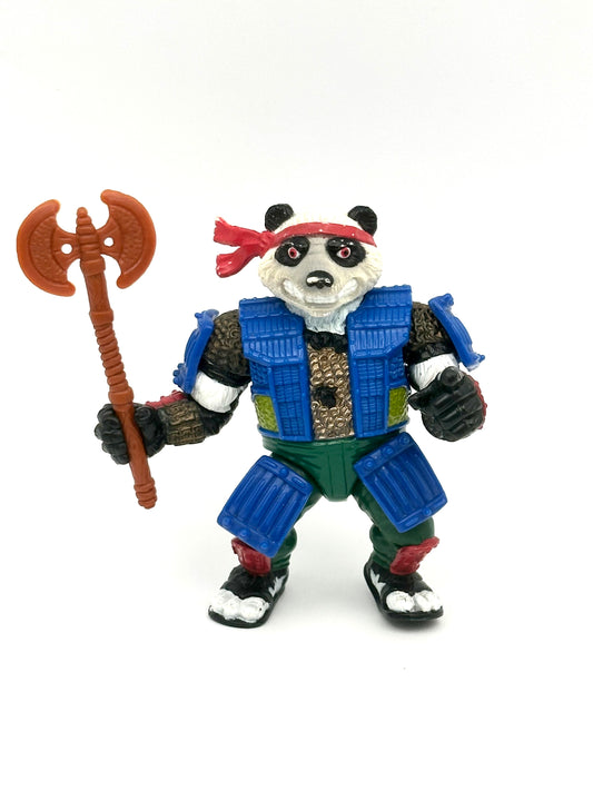 Vintage 1990 TMNT Panda Khan Action Figure – Near Complete Original Playmates Release