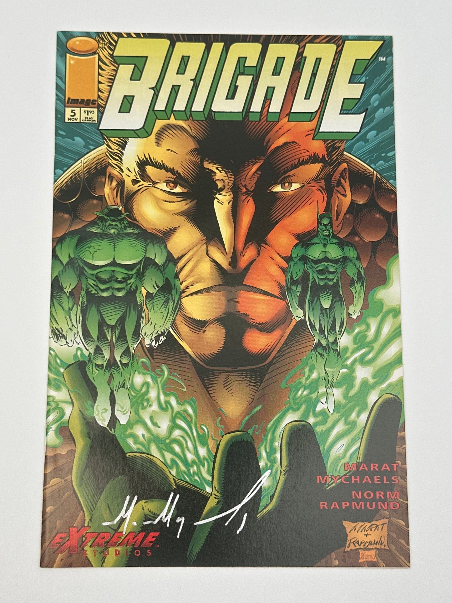 Brigade #5 SIGNED by Marat Mychaels NM