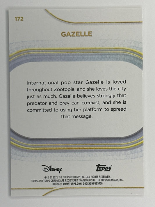 2025 Topps Disney Chrome 172 Gazelle Base Card