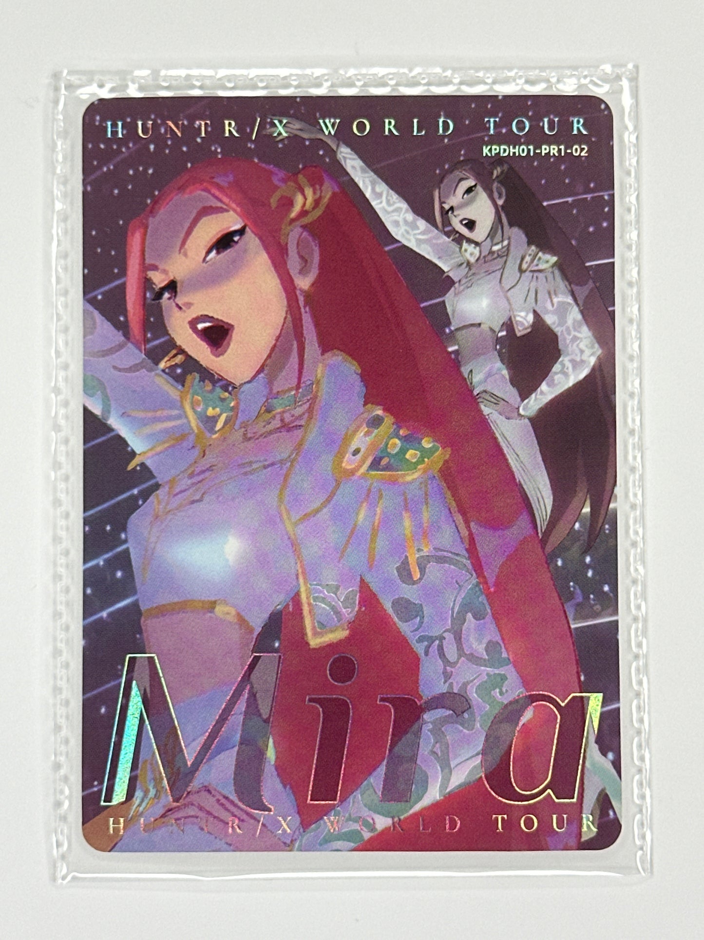 KPop Demon Hunters: KPDH01-PR1-02 Mira Promo Card – Sealed