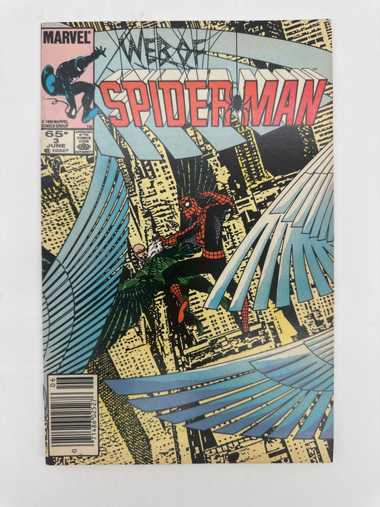 Web of Spider-Man #3 Newsstand VF