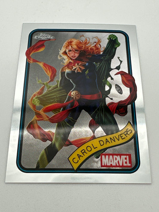 Marvel Topps Chrome Carol Danvers Base