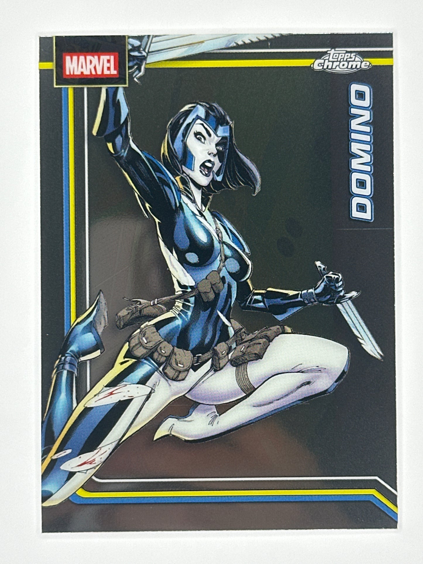2026 Topps Marvel Chrome 030 Domino Base Card