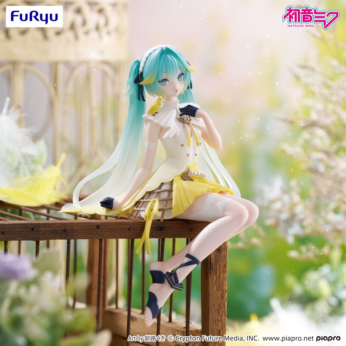 Furyu - Hatsune Miku - Noodle Stopper - Canary Bird Statue