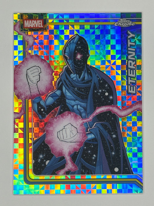 2026 Topps Marvel Chrome 036 Eternity X-Fractor Refractor Card