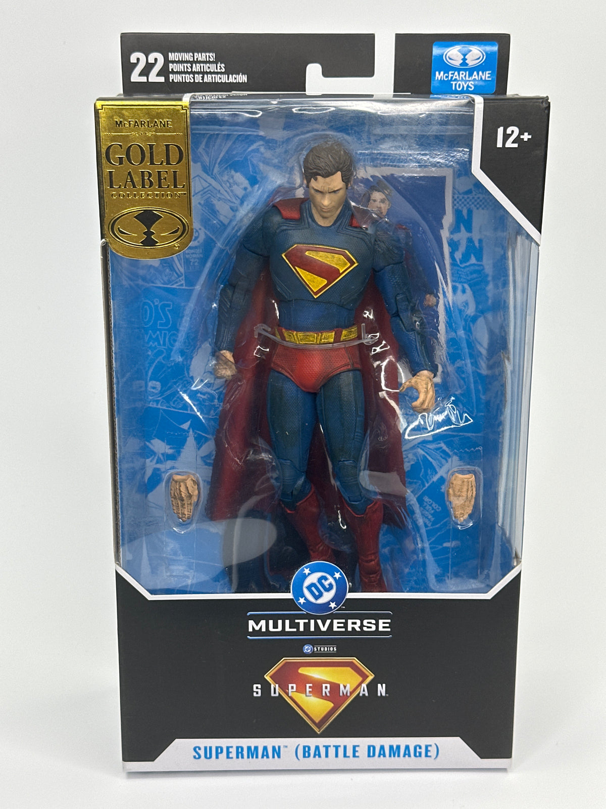 Superman (2025) Battle Damage Gold Label 7-Inch Action Figure by McFarlane Toys