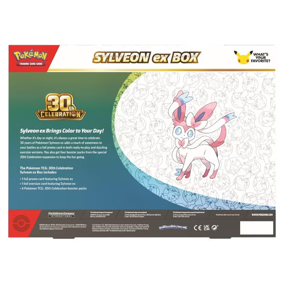 Pokémon Trading Card Game 30th Celebration Sylveon ex Box