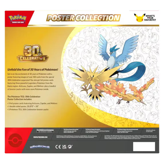 Pokémon Trading Card Game 30th Celebration Poster Collection