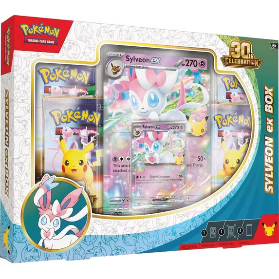 Pokémon Trading Card Game 30th Celebration Sylveon ex Box