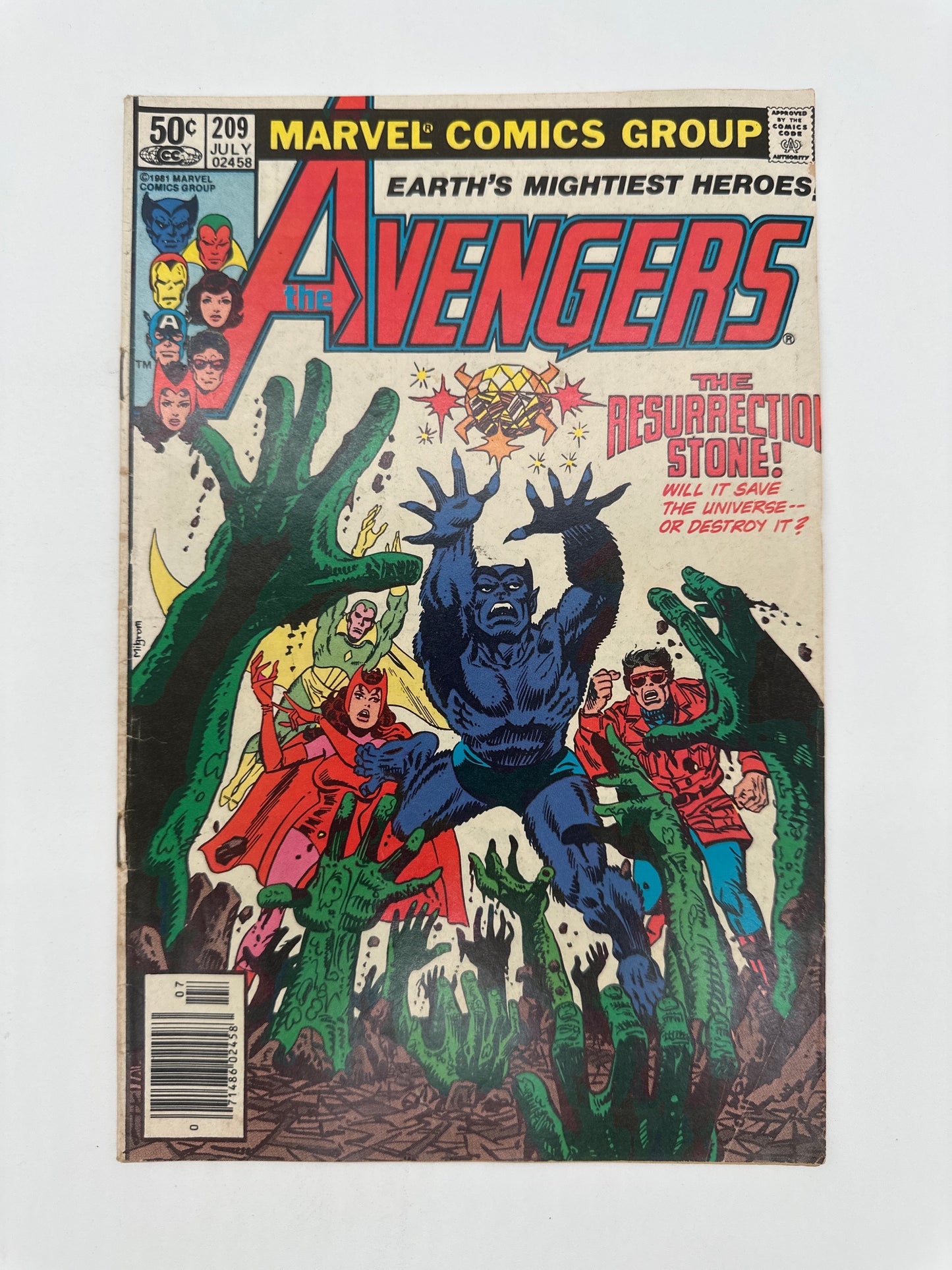 The Avengers #209 Newsstand FN/VF