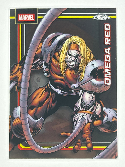 2026 Topps Marvel Chrome 090 Omega Red Base Card