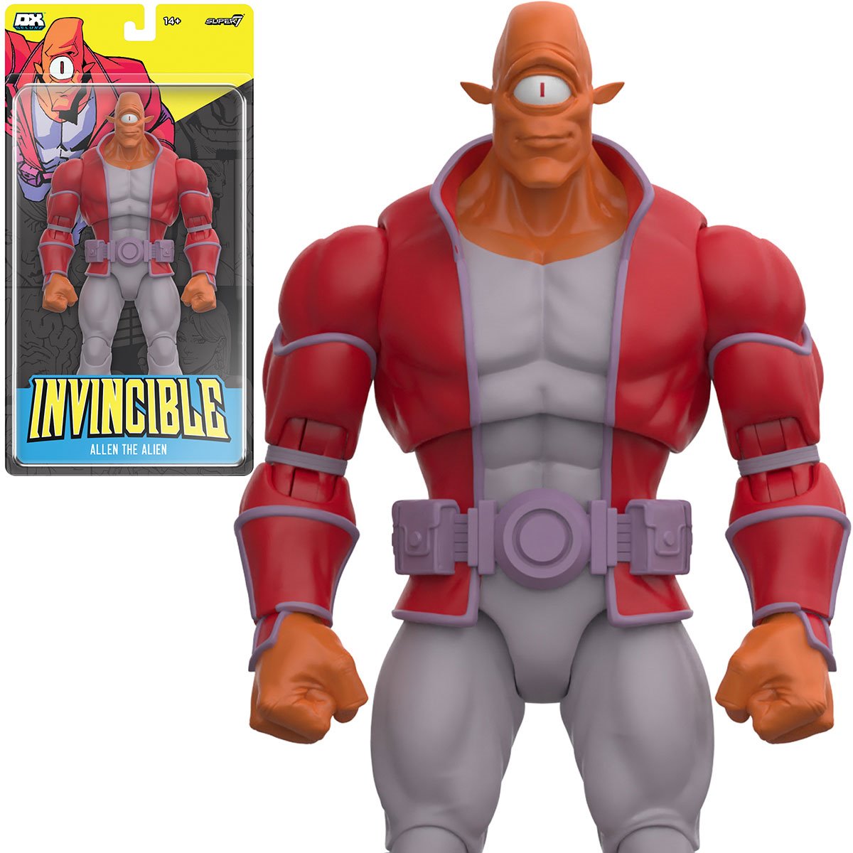 Invincible Allen the Alien DELUXE 7-Inch Action Figure by Super7