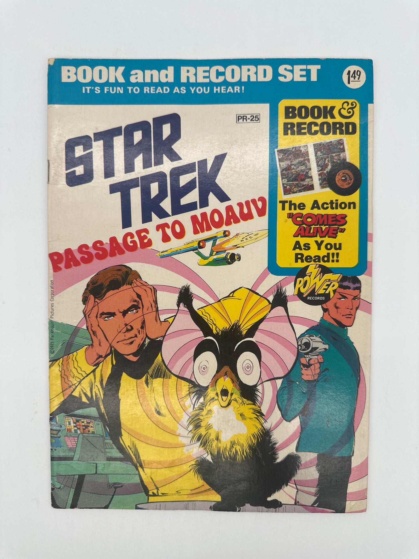 Star Trek Passage To Moauv Book and Record (Missing Record) FN/VF