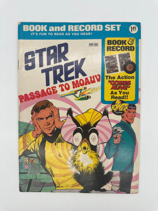 Star Trek Passage To Moauv Book and Record (Missing Record) FN/VF