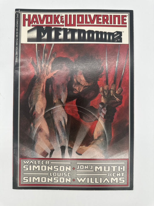 Havoc & Wolverine: Meltdown #3 Newsstand NM