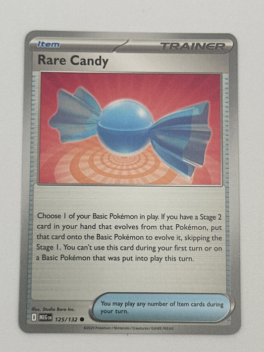 Pokémon Trading Card Game Mega Evolution MEG 125/132 Rare Candy Base Card