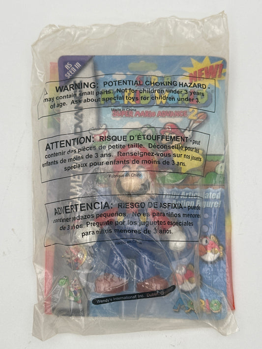 Wendy’s Kids' Meal Super Mario World Nintendo Game Boy Advance Figure Toy Sealed