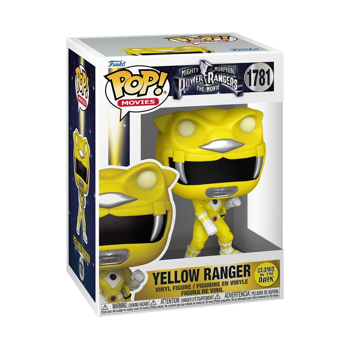 Mighty Morphin Power Rangers: The Movie Yellow Ranger Glow-in-the-Dark Funko Pop! Vinyl Figure #1781