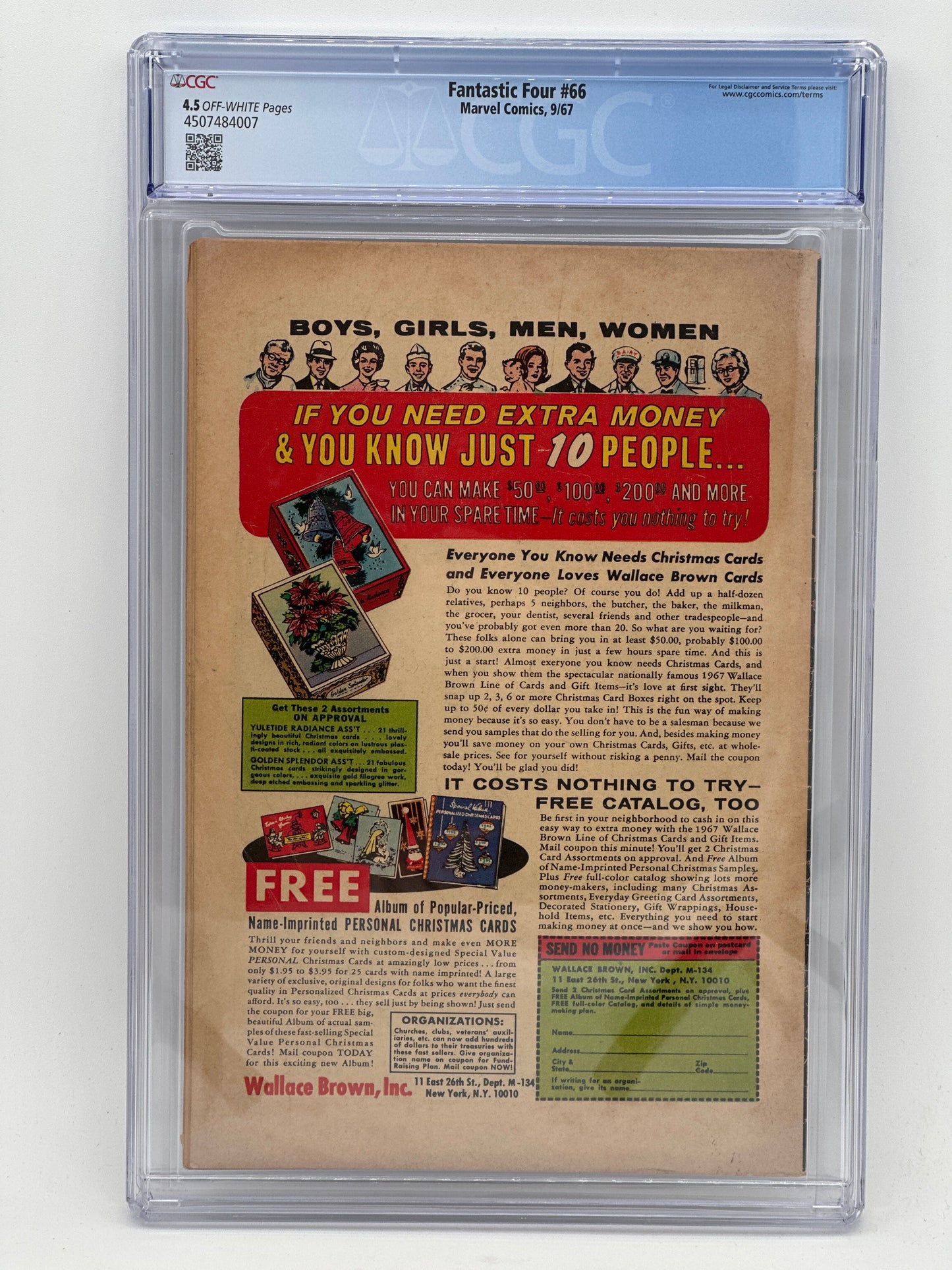 Fantastic Four #66 CGC 4.5