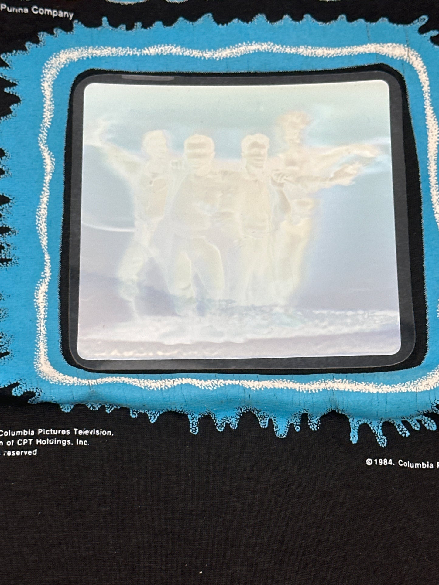 Vintage 1980s Ralston Ghostbusters Hologram Bundle – Original Mail-Away T-Shirt + Hologram Cereal Box RARE
