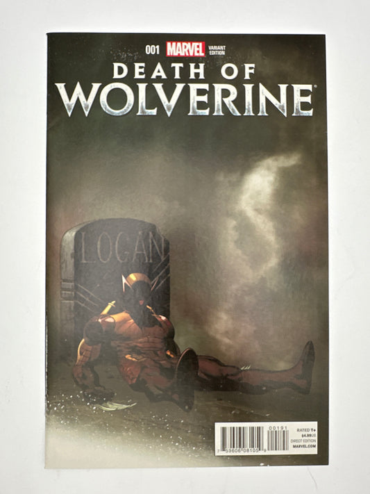 Death of Wolverine #1 Mortal Variant NM