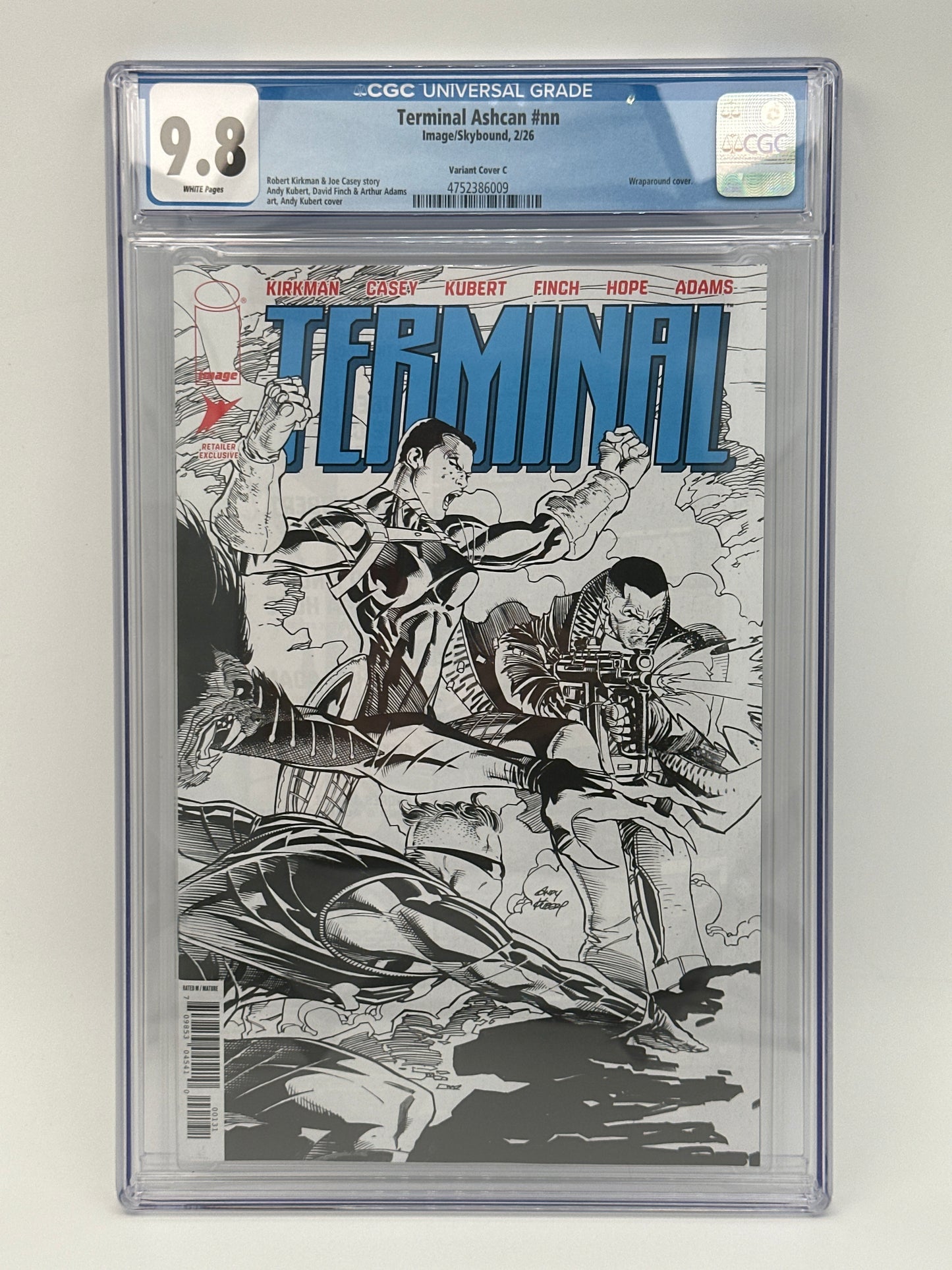 Terminal #1 Retailer Exclusive Ashcan Wraparound Set of 2 Covers C/D CGC 9.8