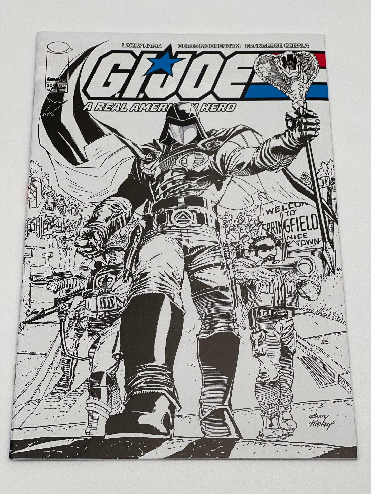 GI JOE A REAL AMERICAN HERO #305 CVR B ANDY KUBERT VAR NM