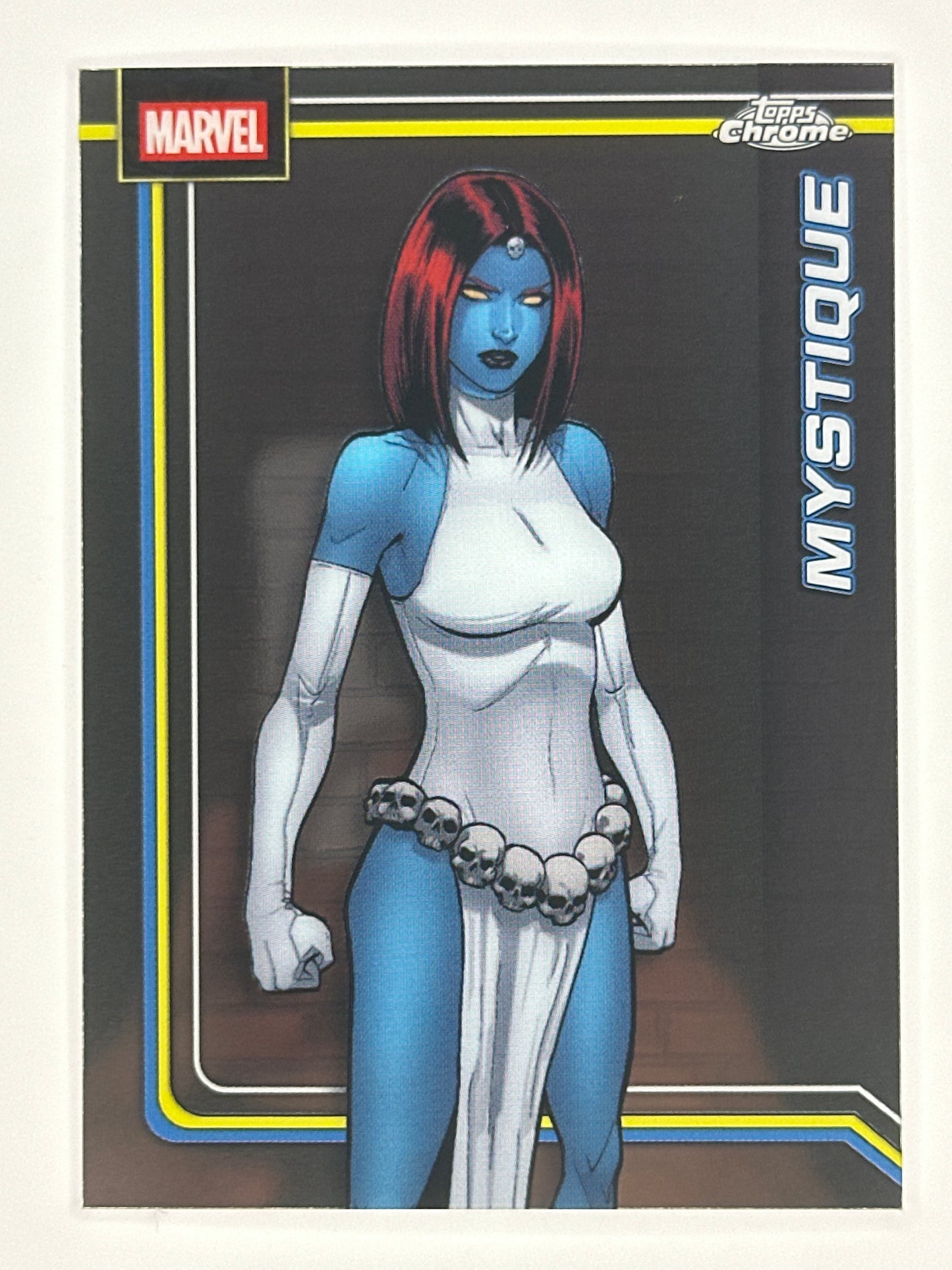 2026 Topps Marvel Chrome 086 Mystique Base Card