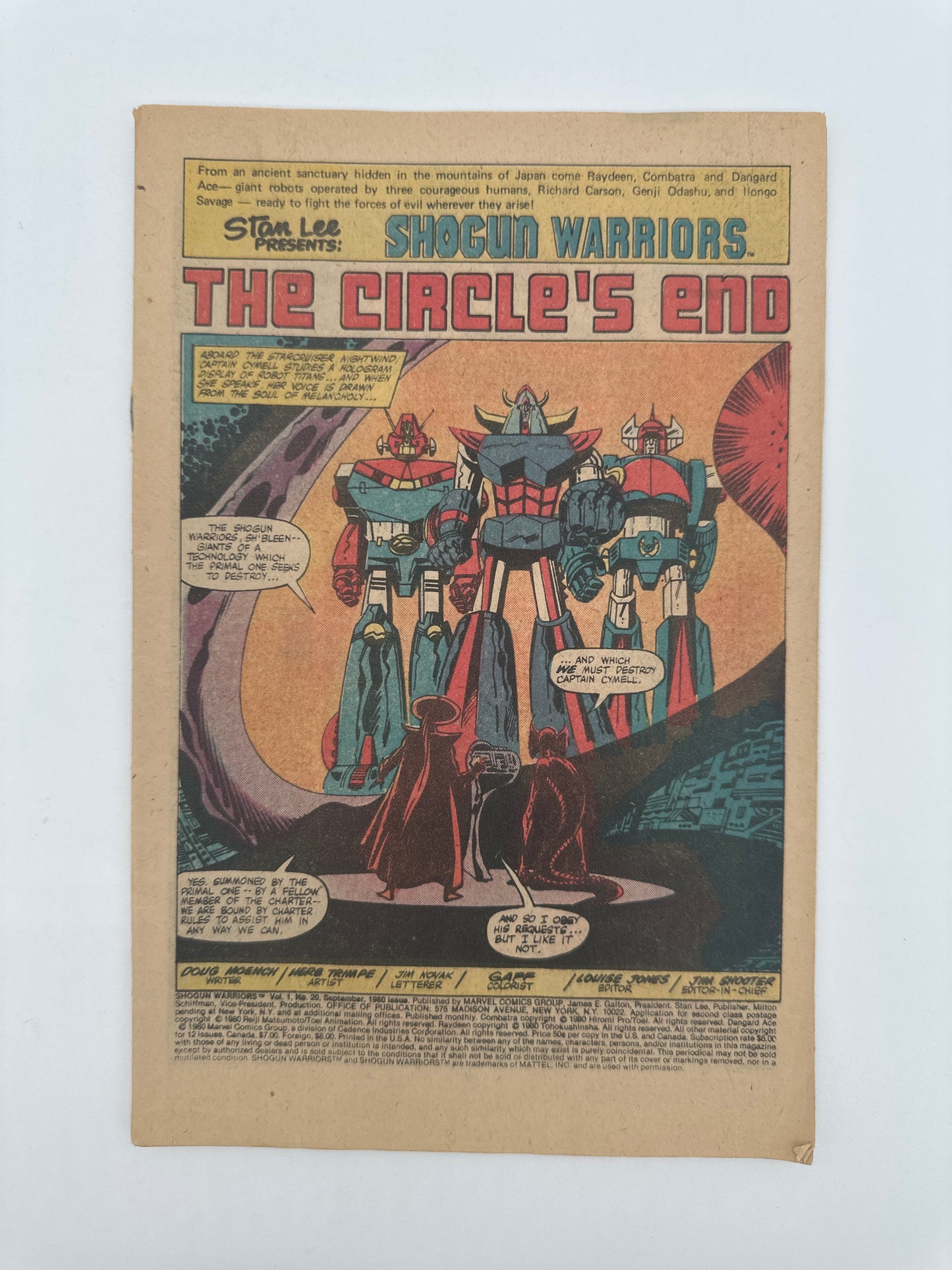 Shogun Warriors #20 (No Cover) PR