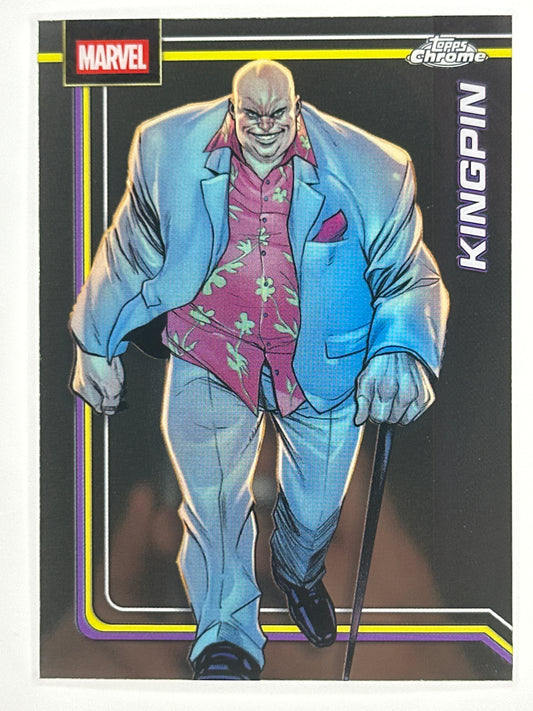 2026 Topps Marvel Chrome 065 Kingpin Base Card