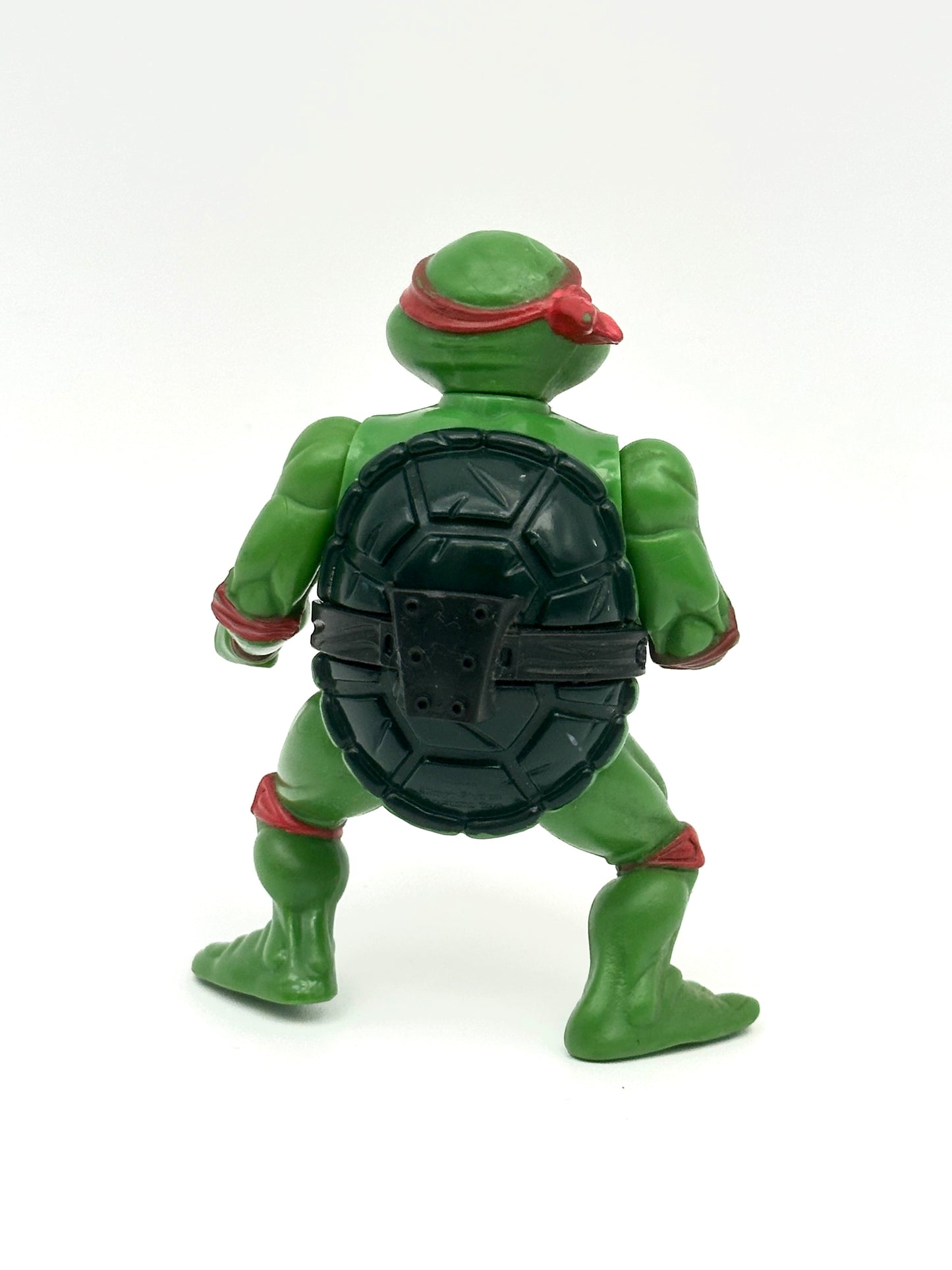 Vintage 1988 TMNT Raphael Soft Head Action Figure – Near Complete Original Playmates Release