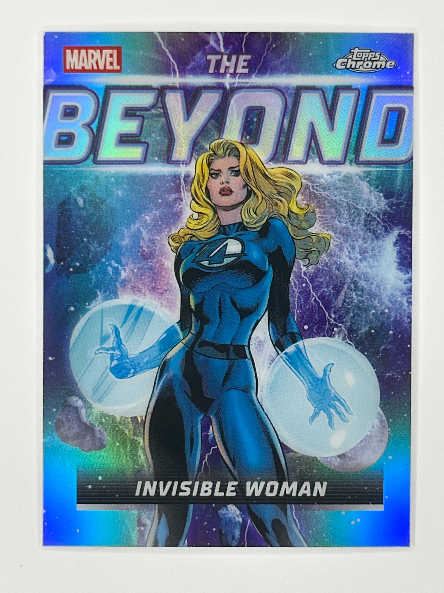 2026 Topps Marvel Chrome TB-10 Invisible Woman The Beyond Refractor Card