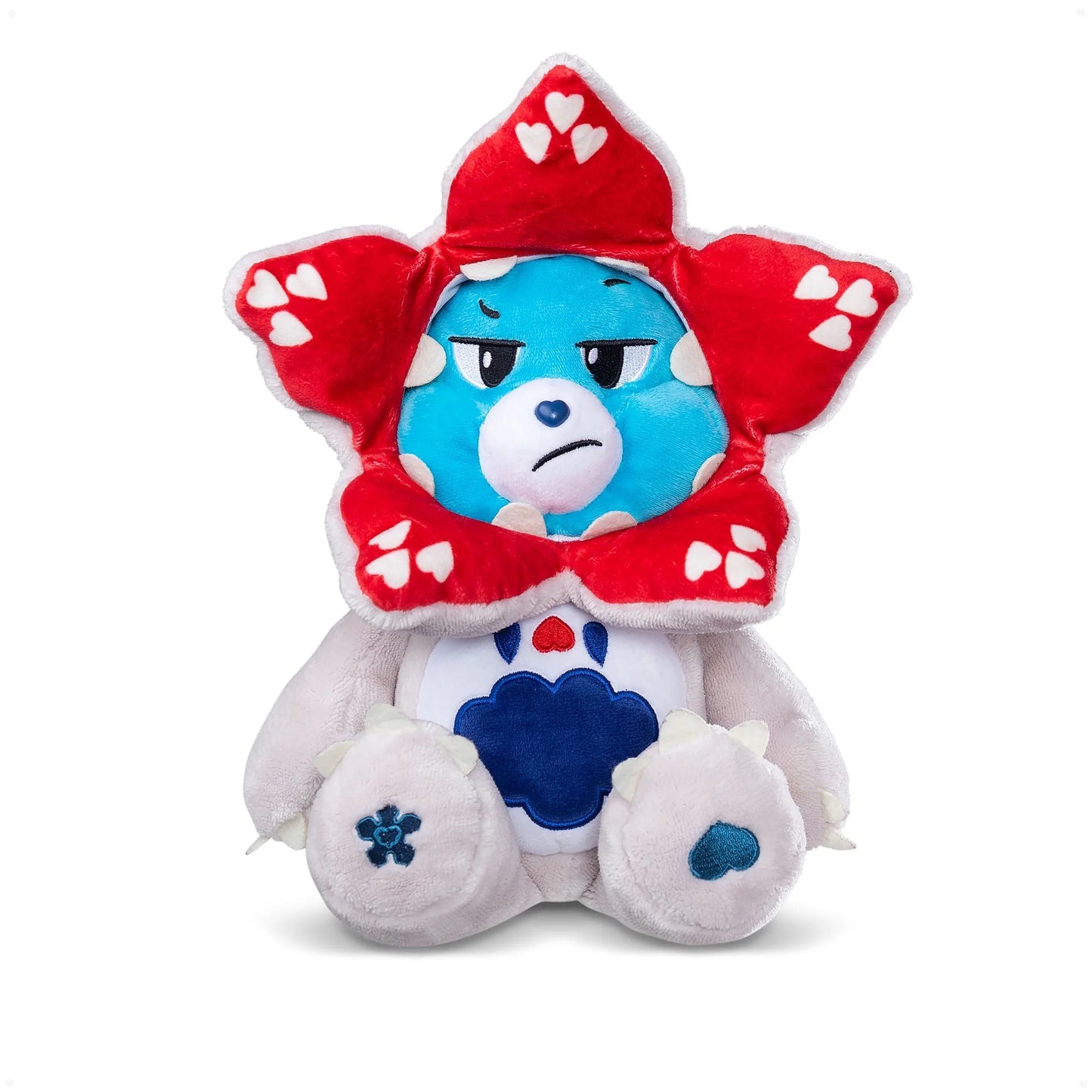 Netflix - Care Bears x Stranger Things Grumpy Bear as the Demogorgon, 12 Inch Plush