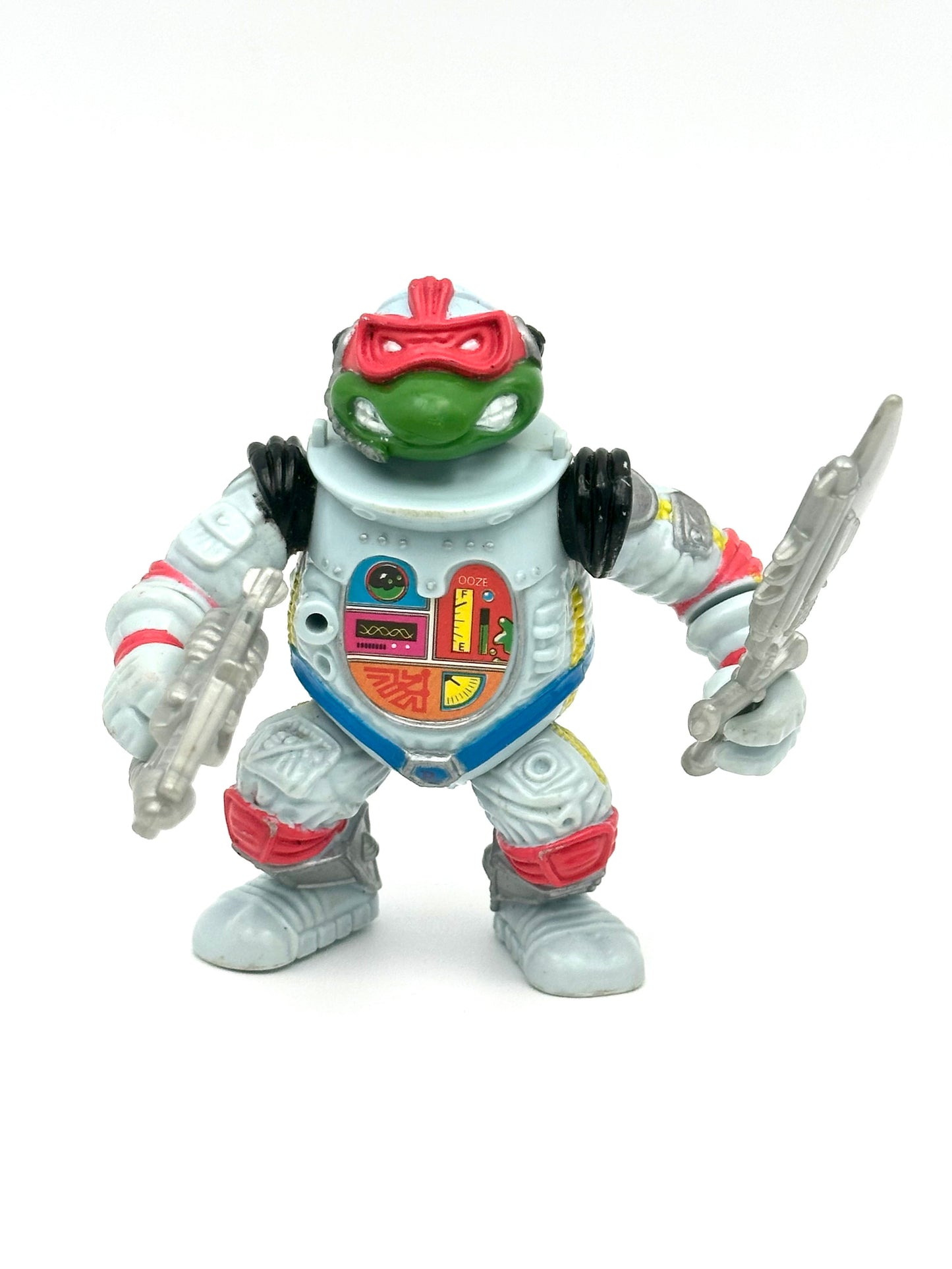 Vintage 1990 TMNT Raph the Space Cadet Action Figure – Near Complete Original Playmates Release
