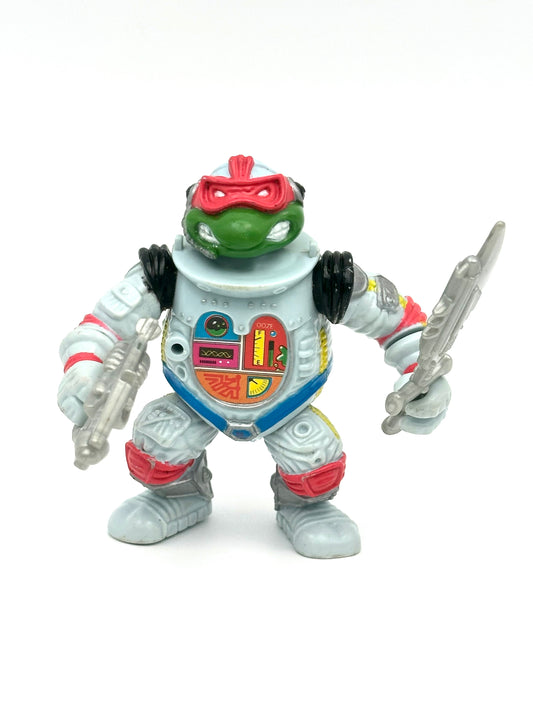 Vintage 1990 TMNT Raph the Space Cadet Action Figure – Near Complete Original Playmates Release