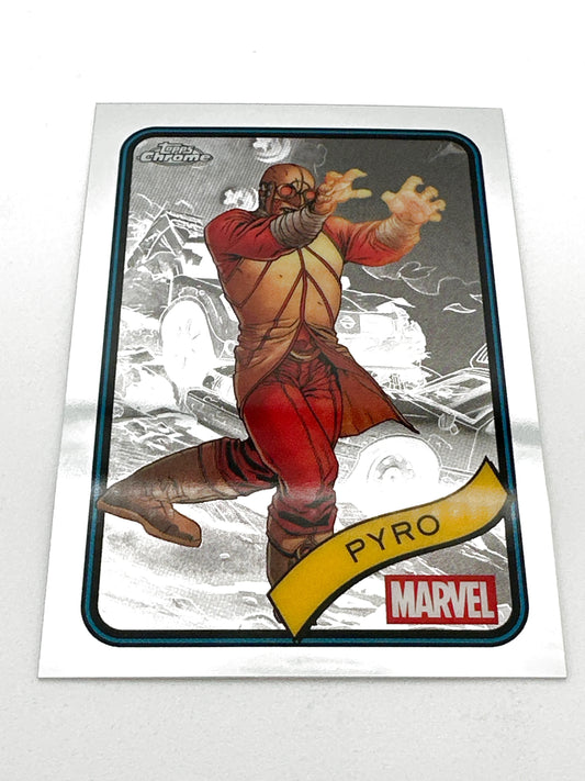 Marvel Topps Chrome Pyro Base