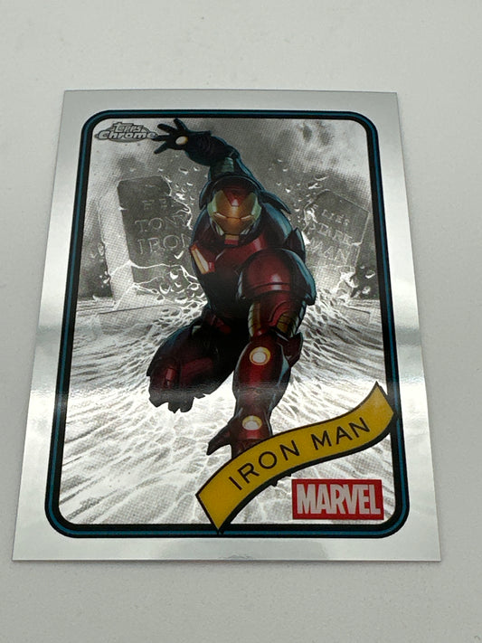 Marvel Topps Chrome Iron Man Base