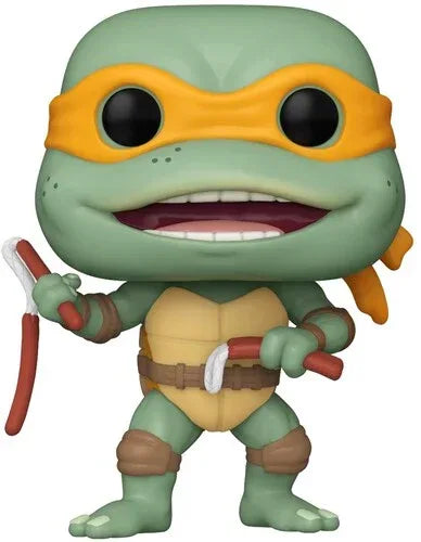 FUNKO POP! Movies: Teenage Mutant Ninja Turtles 1990 S2 - Michelangelo Sausage Link Nunchucks (TMNT) - Glass City Comics & Collectibles
