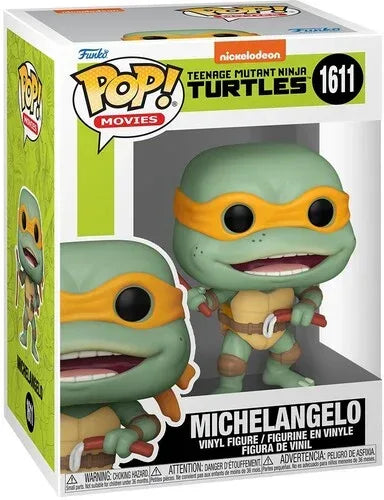 FUNKO POP! Movies: Teenage Mutant Ninja Turtles 1990 S2 - Michelangelo Sausage Link Nunchucks (TMNT) - Glass City Comics & Collectibles