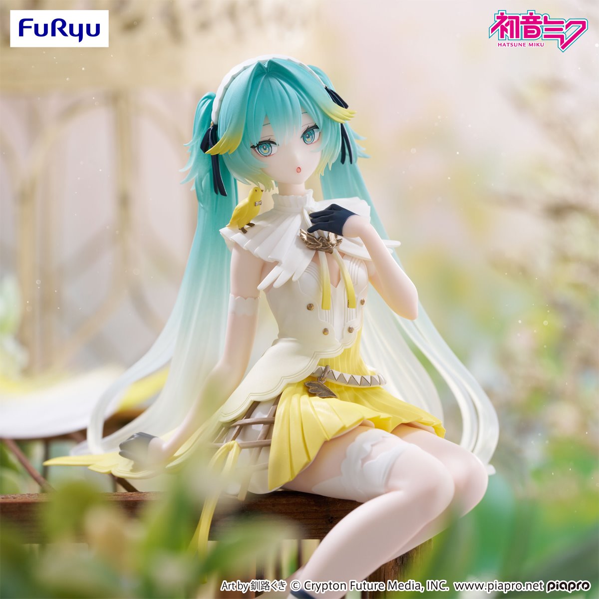 Furyu - Hatsune Miku - Noodle Stopper - Canary Bird Statue