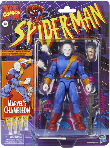 Hasbro Collectibles - Spider-Man Retro Comics - Marvel Legends - Marvel's Chameleon Action Figure