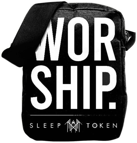 Rocksax - Sleep Token - Worship Logo - Crossbody Bag with Stash Pockets (Black)