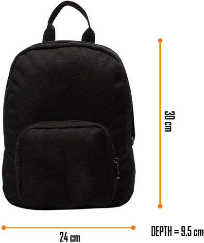 Rocksax - Bad Omens - Moth Logo - Mini Backpack with Zip Fastening Front Pocket Brown