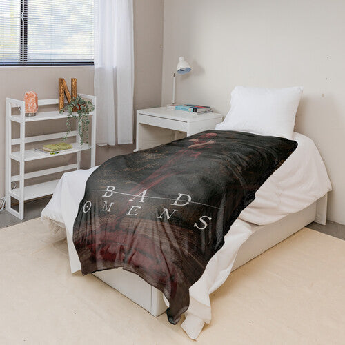 Rocksax - Bad Omens - Sherpa Fleece Throw - Bad Omens (50 in x 60 in)