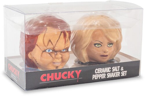 Child's Play Chucky & Tiffany Ceramic Salt and Pepper Shaker Set